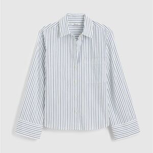 Madewell Easy Y-Neck Button-Up Shirt